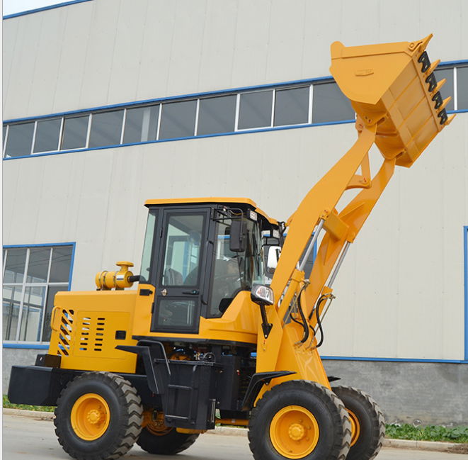 Chinese Factory Supply Mini front wheel loader  3