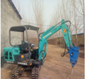 Newly Small Excavator Hydraulic wheeled mini  Excavator   3