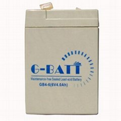 maintenance-free lead-acid batteries 6V4Ah
