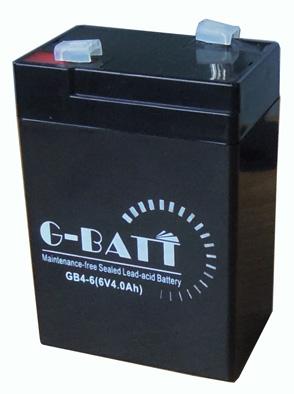 maintenance-free lead-acid batteries 6V4Ah 2