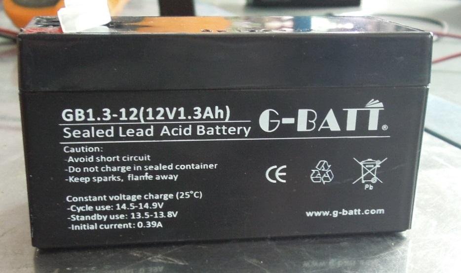 12V1.3AH VRLA Battery - GB1.3-12 - G-BATT (China Manufacturer) - Battery,  Storage Battery & Charger - Electronics & Electricity Products -