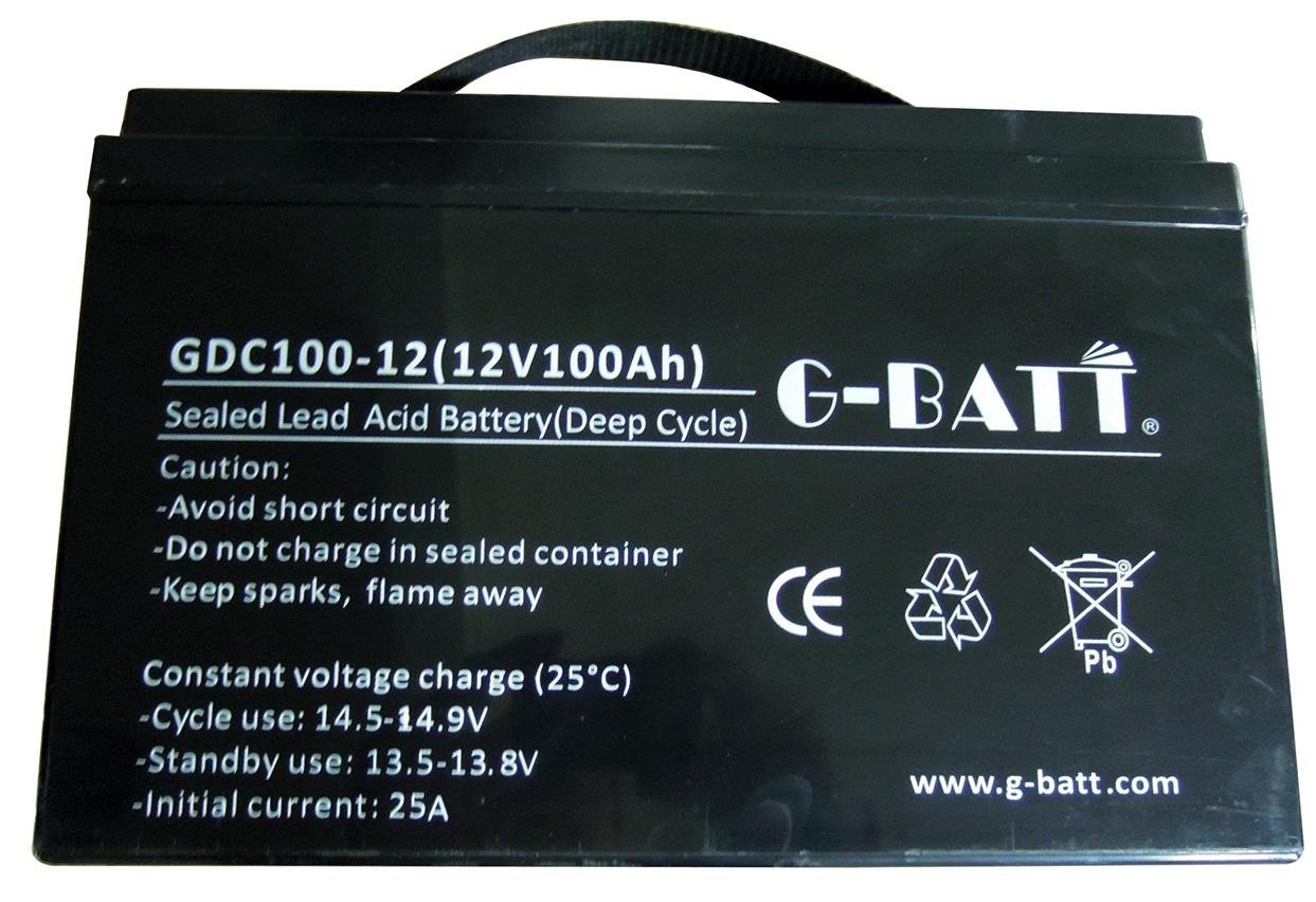 Solar Battery, Deep Cycle Battery of 12V100AH