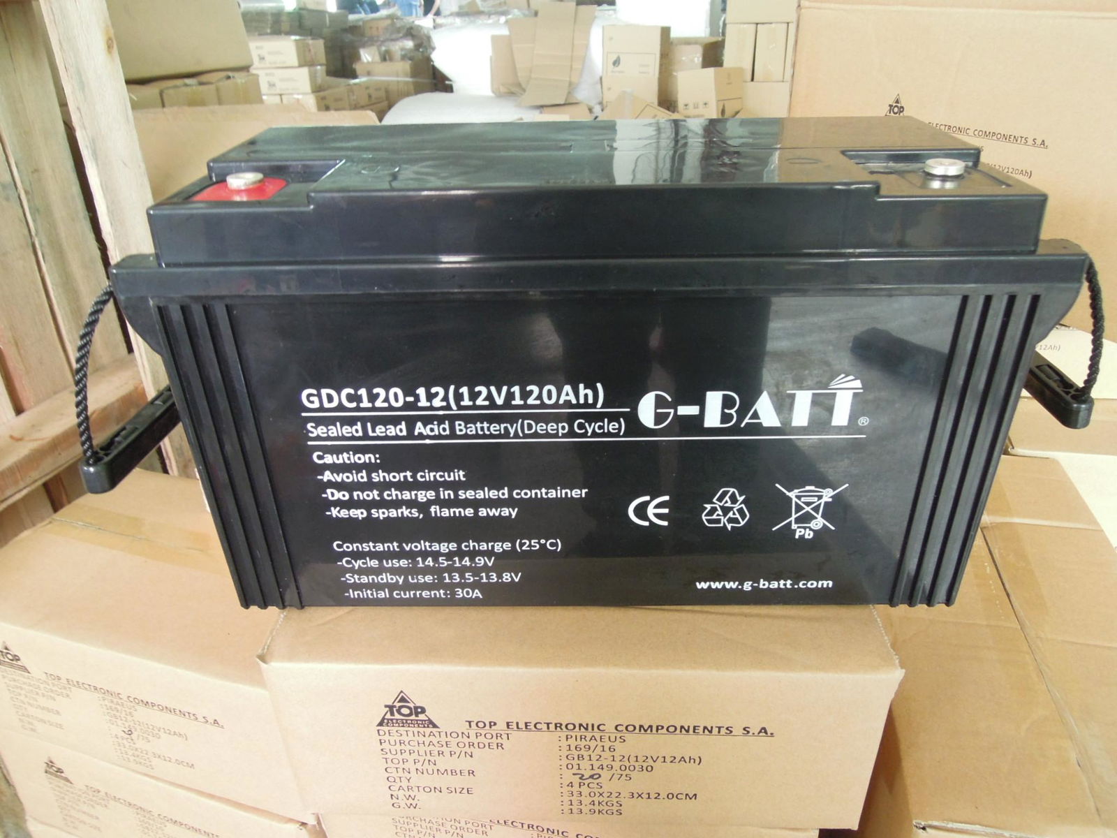 GB12V120  Seaded Lead-Acid Battery 2