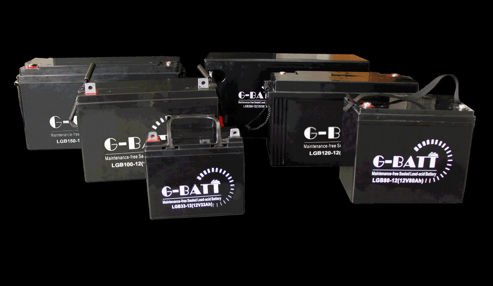 12V150 maintenance-free lead acid battery  2