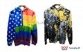 Customised Sublimation President Election Campaign Hoodie Polyester 3D Print