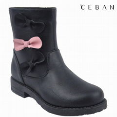 girl's flower style winter boots