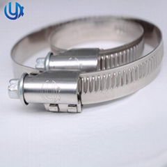 140-160mm Type Bias Embossed German Worm Gear Hose Clamp