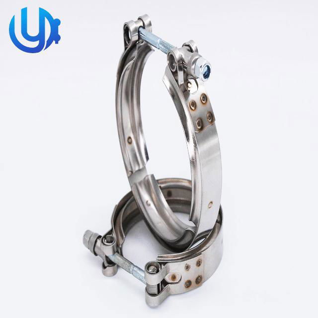 Pipe clamp automotive exhaust V band hose clamp 3