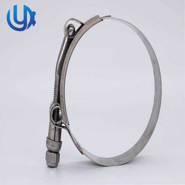 SS304 T bolt heavy duty hose clamp yuda (China Manufacturer) Car Parts & Components