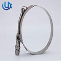 SS304 T bolt heavy duty hose clamp  3