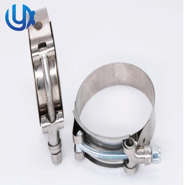 SS304 T bolt heavy duty hose clamp yuda (China Manufacturer) Car Parts & Components