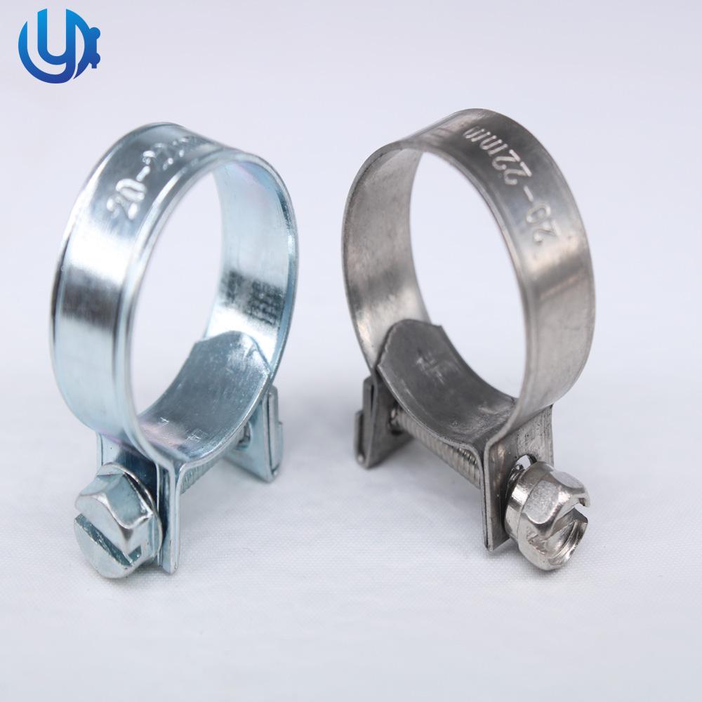 galvanized steel stainless steel mini hose clamp 5 yuda (China Manufacturer) Fastener