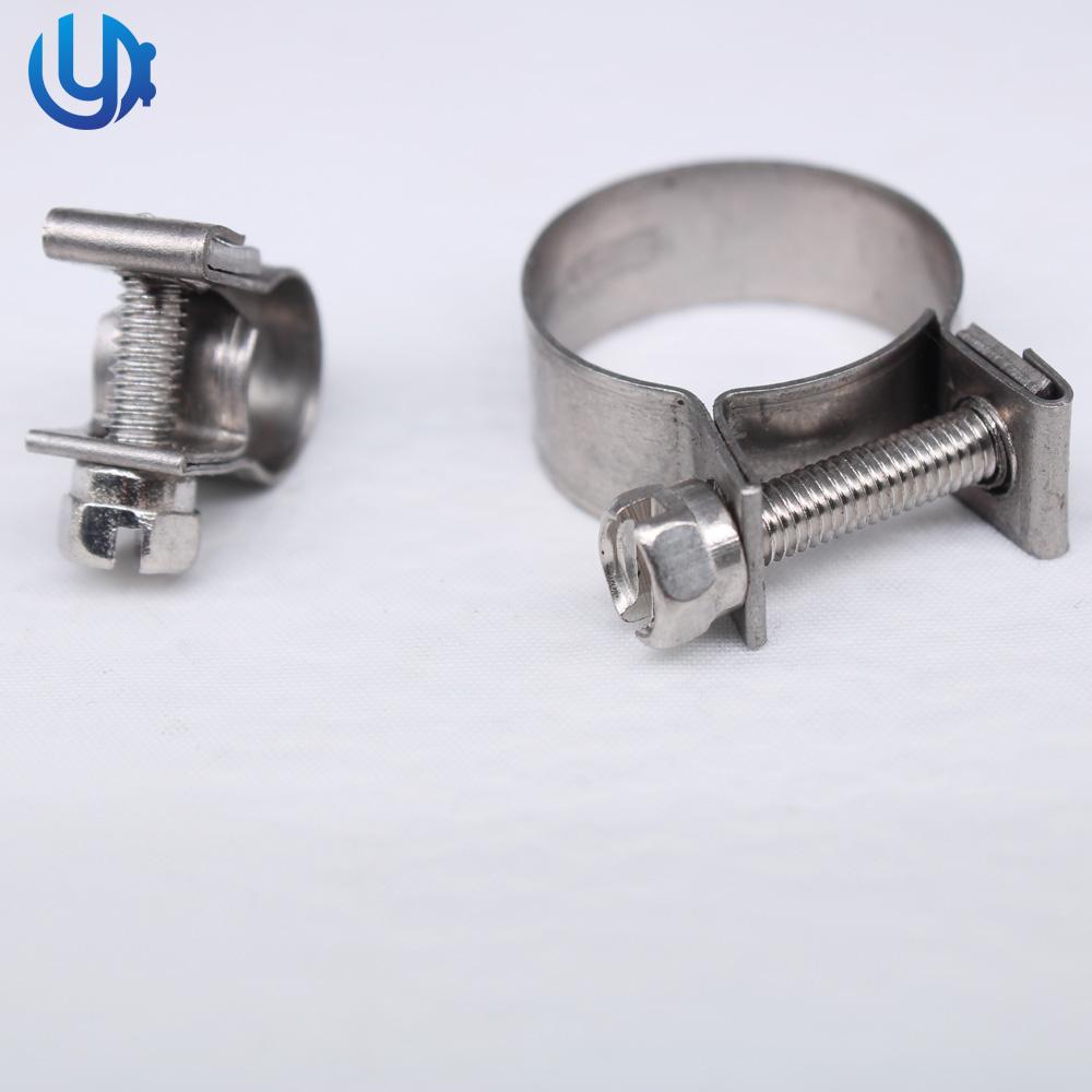 galvanized steel stainless steel mini hose clamp 5 yuda (China Manufacturer) Fastener