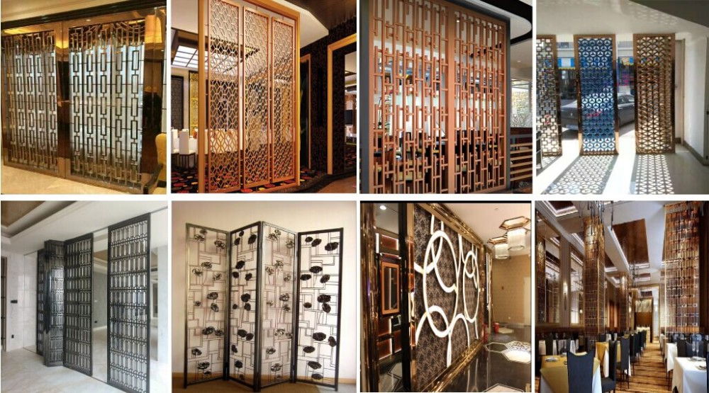 Antique Stainless Steel Partition For Facade or Wall Cladding or Ceiling