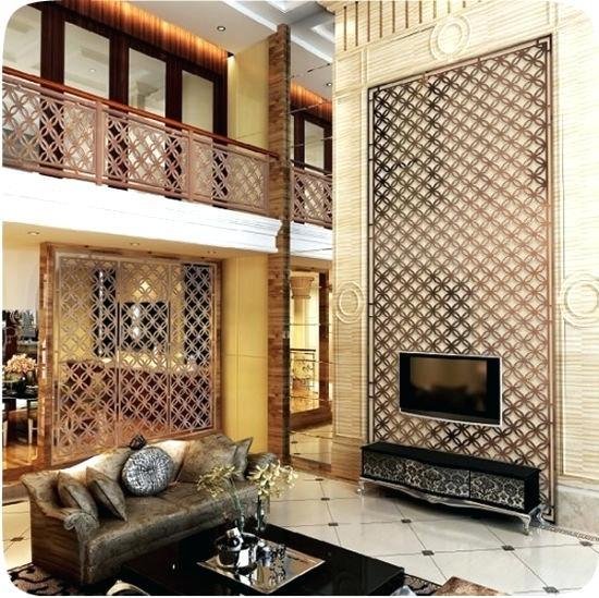 Living room partition screen design stainless steel partition