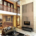 Living room partition screen design