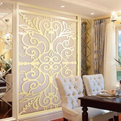 Background wall decoration with hotel color stainless steel wall panel