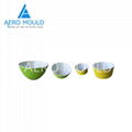 Double color food grade plastic fruit bowl mould 1