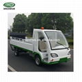 Electric Four-wheel 8 Dustbins Transport Vehicle