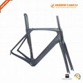  Full Carbon Cycling Road Bicycle Frames 700C Aero Racing Bike Carbon Frame BSA 2