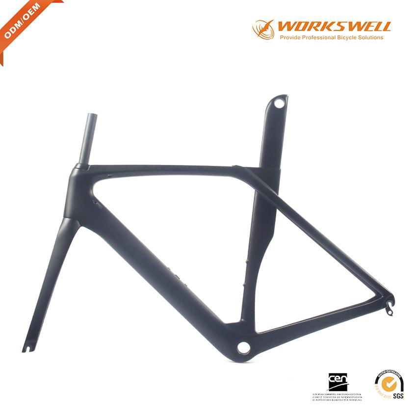  Full Carbon Cycling Road Bicycle Frames 700C Aero Racing Bike Carbon Frame BSA 3