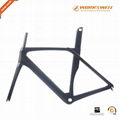 T800 carbon road bike cycling racing aero frame 700C BSA bicycle frameset 1