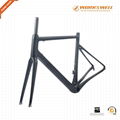   Monocoque Aero Carbon Road Bike Frame T1100 Carbon Racing Bicycle Frameset 780 2