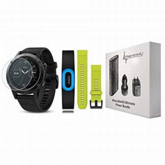 Garmin Fenix 5 GPS Multisport Watch Wearable4U Performer Bundle  