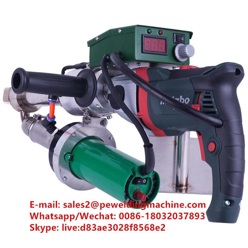 hand extrusion welder gun for HDPE PP PVDF sheet pipes and fittings 2