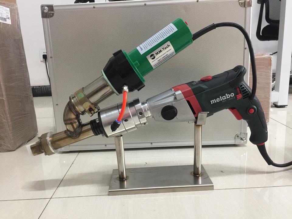 Thermoplastic Welding using Hand Held Extruder SWTNS610E MMTech