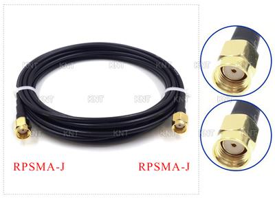 RPSMA-J to RPSMA-J with 1-5m RG174 cable