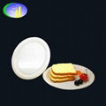 PP material Picnic plate round shape microwavable plastic plate