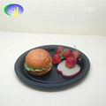 PP material Picnic plate round shape microwavable plastic plate