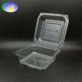 Clear Clamshell plastic burger container