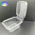 Take away disposable plastic transparent salad bowl 4