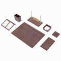 Leather Desk Set 9 Pieces - By Guner Ofis - Made in Turkey 4