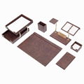Leather Desk Set 10 Pieces - By Guner Ofis - Made in Turkey 3