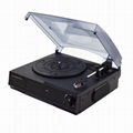 Factory supply compact design cheap gramophone record player vinyl turntable wit