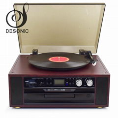 2019 Factory Supply Full Size Auto Return turntable vinyl record gramophone play