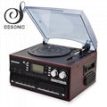 ALL IN ONE MUCIS CENTER DUAL CD VINYL RECORD PLAYER