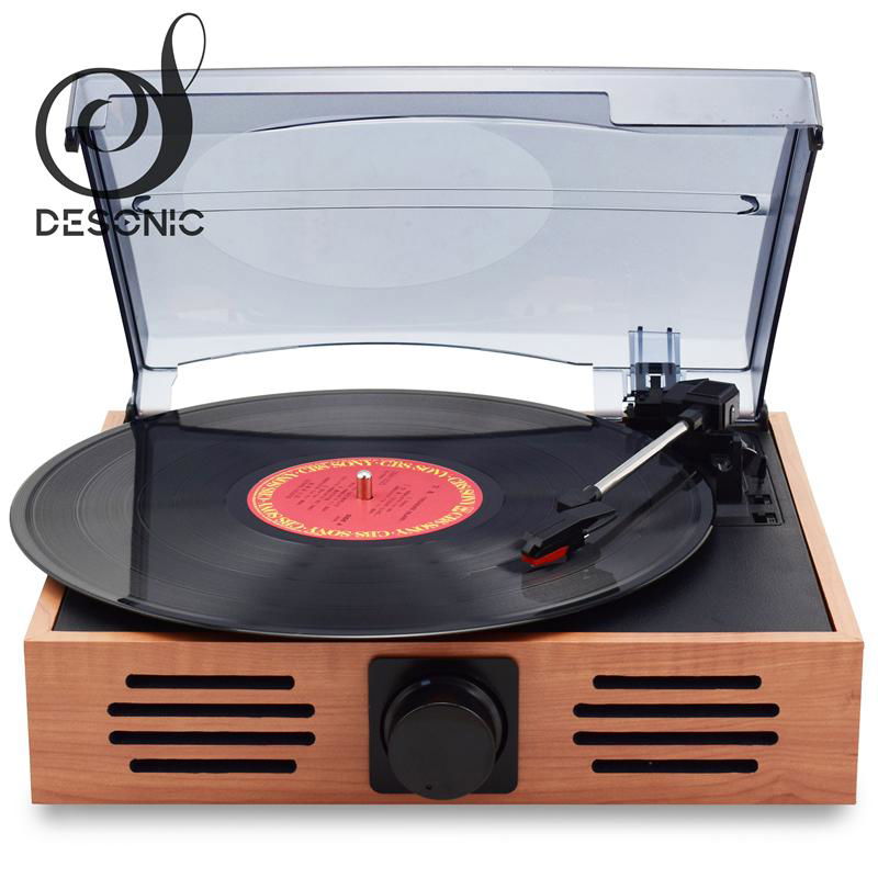 2019 best sale classic wooden turntable record player antique gramophone  2