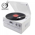 2019 hot sale factory supply multi media LP Vinyl player with USB SD recording&  2