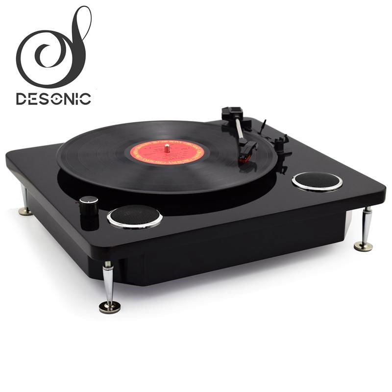 High quality piano coating finish gramophone record Player vinyl turntable 3