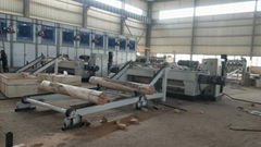 veneer rotary peeling machine line