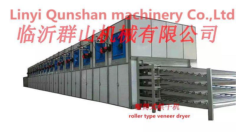 roller type veneer dryer machine