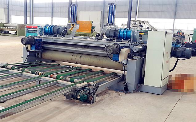 8 feet high configured wood veneer peeling machine