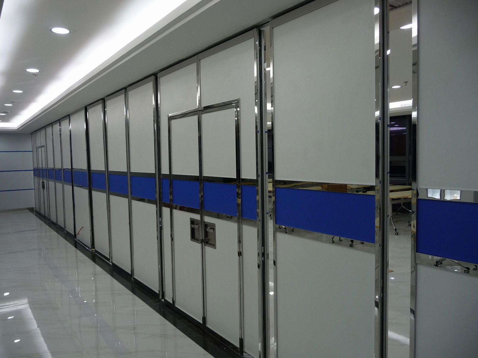 Interior Movable Partition Wall Good Quality Folding Sliding Active Aluminium 3