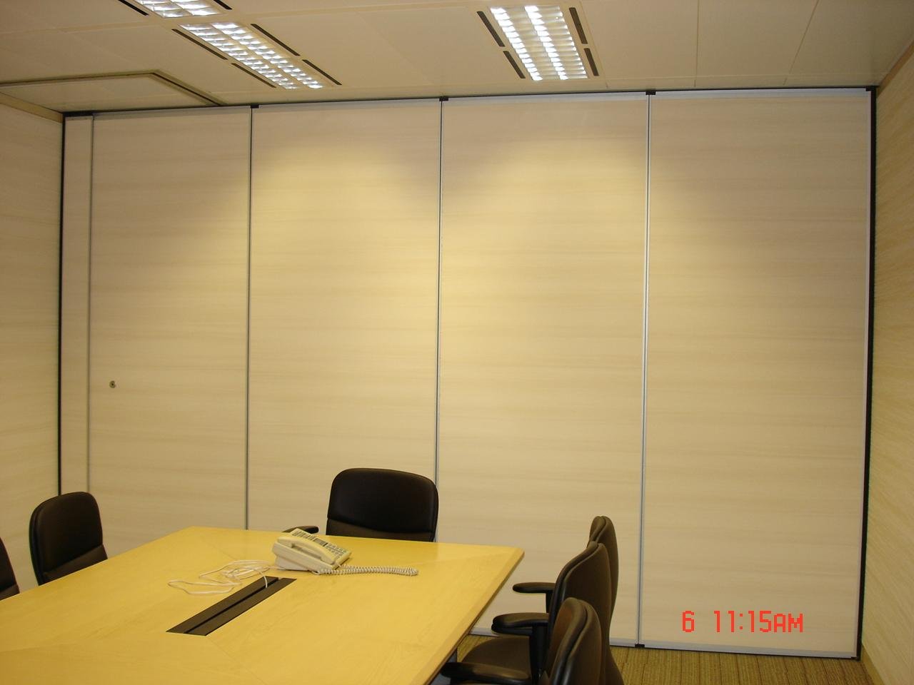  Aluminum Frame Temporary Partition Wall Folding Panel Doors for Hotel 