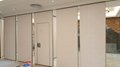 Aluminum Frame Temporary Partition Wall Folding Panel Doors for Hotel 2