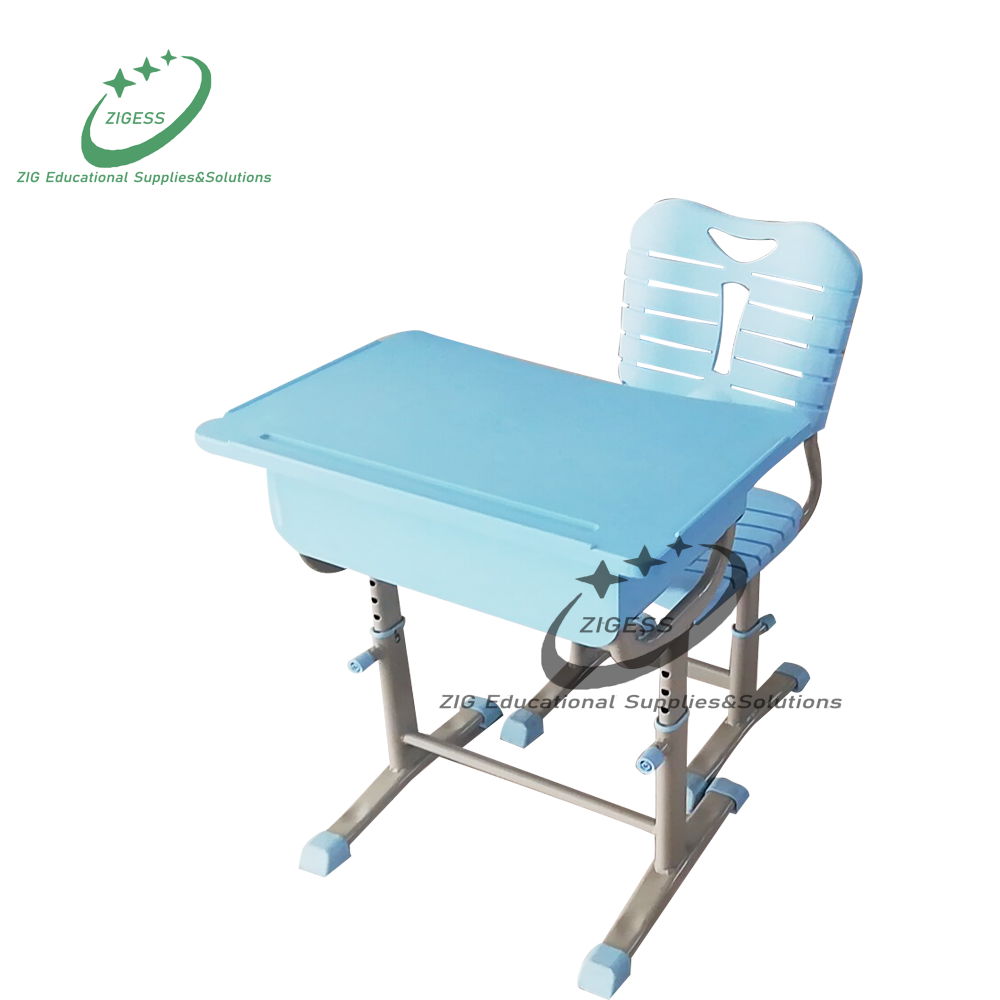 bright color student desk and chair plastic school furniture for classroom 2